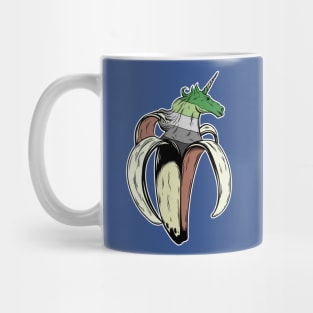 Aromantic Unicorn Banana LGBT Pride Flag Mug